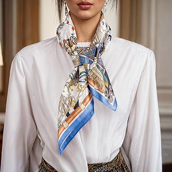 Ausolphia 100% Mulberry Silk Women Head Hair Scarf Like